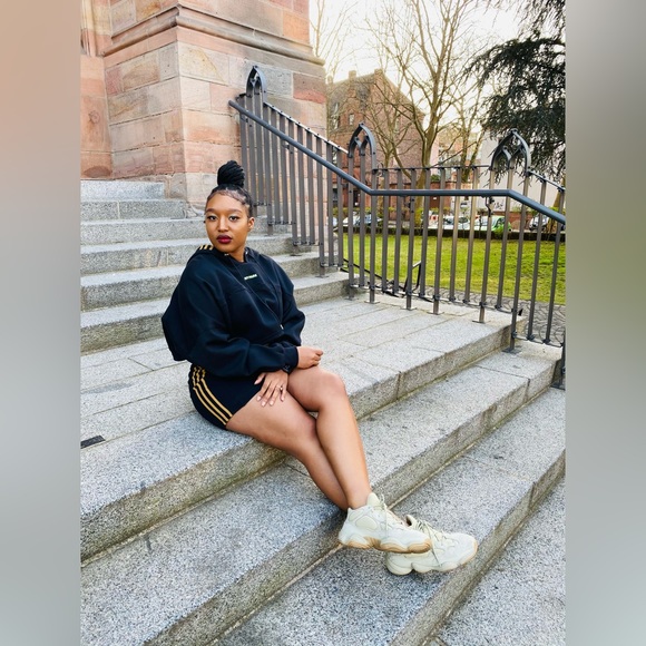 Ivy Park X Adidas- Hooded Cut Out Dress - Picture 5 of 8